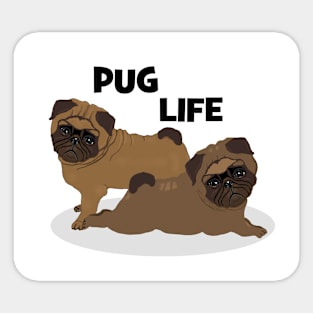 Pug Life Sticker